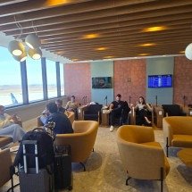 Área VIP Plus dentro da Advantage VIP Lounge, no BH Airport -  (crédito: Carlos Altman/EM)