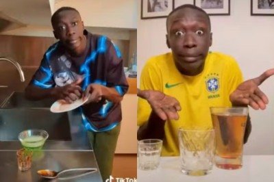 <p>Khaby autorizou o uso de seus dados biométricos (rosto, voz e padrões de comportamento) para alimentar modelos de IA.</p>
 -  (crédito: Montagem/Reproduc?a?o/TikTok)