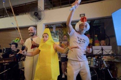 Grupo Bandalhos, com 'Enfizema', venceu concurso de marchinhas -  (crédito: Helvécio Carlos/EM/DA PRESS)