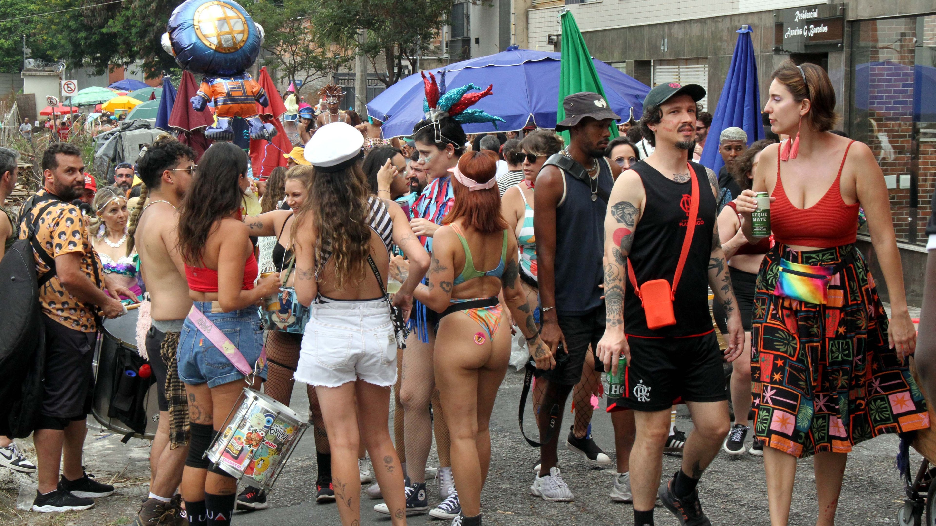 Apesar da festa, o Carnaval n&atilde;o &eacute; feriado nacional em todo o pa&iacute;s, sendo considerado um ponto facultativo. -  (crédito: Jair Amaral/EM/D.A Press)
