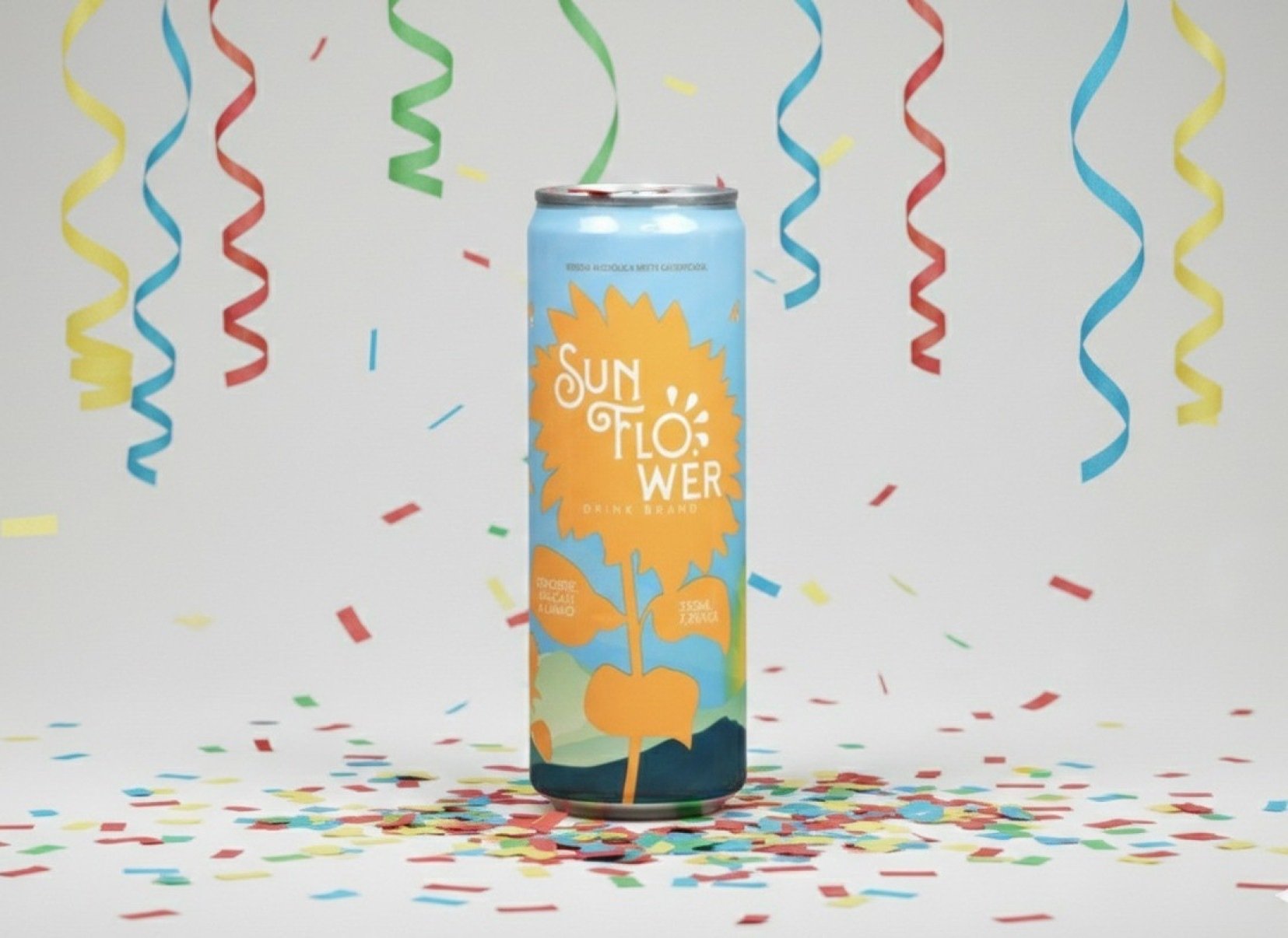 O drinque Sunflower Breeze (Sunflower) &eacute; feito com gengibre, abacaxi, lim&atilde;o e gim -Arte de IA com foto de Marcos Vieira/EM/D.A Press