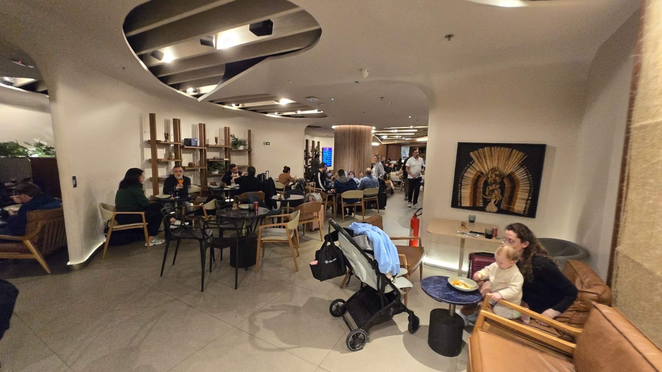 Sala VIP Visa Infinit no Aeroporto Internacional de Guarulhos, em S&atilde;o Paulo