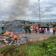 Veja fotos da manifestação no Anel Rodoviário de BH desta terça (10/2) - Wellington Barbosa/EM/DA Press