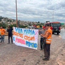 Vila Maria: moradores fecham Anel de BH com protestos há 4 anos - Wellington Barbosa/EM/D.A.Press