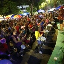 BH: foliões expurgam forças malignas no bloco 'Sai Pra Lá Capeta'  - Marcos Vieira/EM/D.A.Press