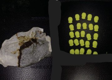 Conhecida como tenanfetamina, a substância é considerada uma droga sintética de alto risco e vem sendo registrada em apreensões no Brasil desde 2024 -  (crédito: PRF/Reprodução)