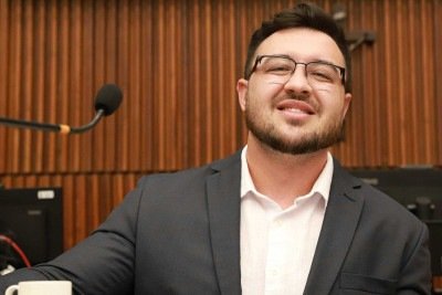 Pablo Almeida (PL), vereador mais votado da história de BH -  (crédito: Denis Dias/CMBH)