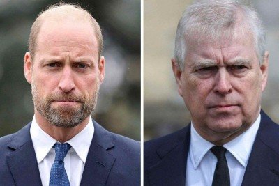 Herdeiro do trono britânico, príncipe William não respondeu questionamentos sobre o tio -  (crédito:  Chris Jackson and Steve Parsons / POOL / AFP)