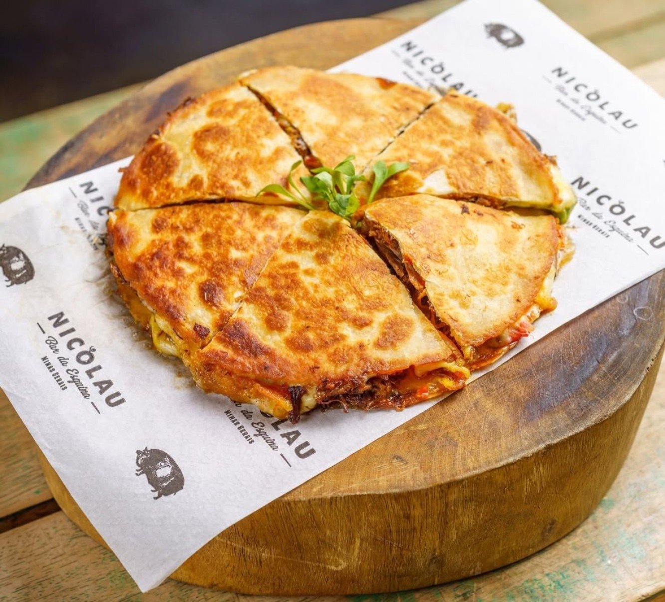 Do Nicolau, o chef sugere as quesadillas