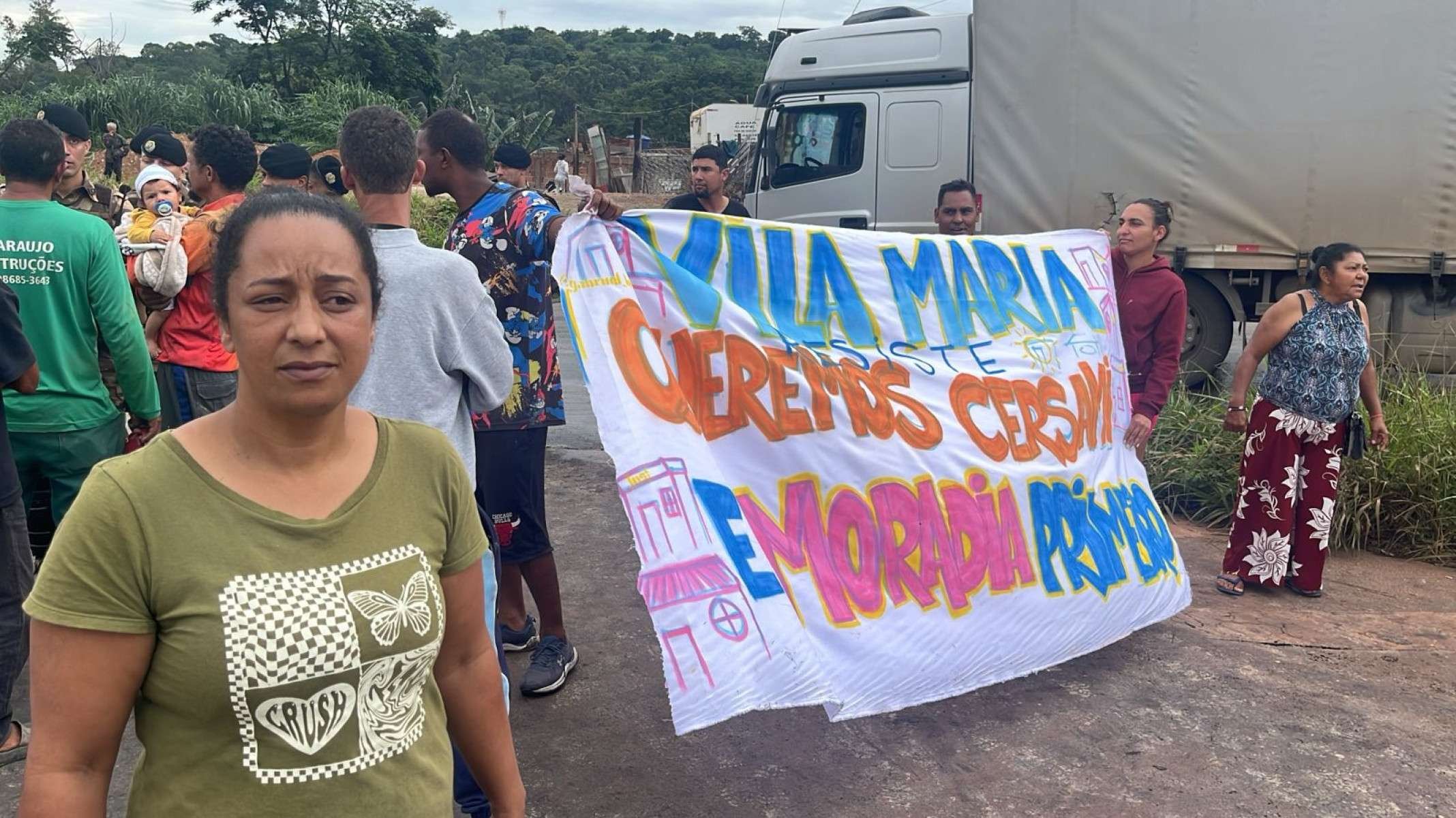 Motoristas que trafegam pelo Anel Rodovi&aacute;rio, na altura do Bet&acirc;nia, em Belo Horizonte, enfrentaram dificuldades na manh&atilde; desta ter&ccedil;a-feira (10/2) devido &agrave; manifesta&ccedil;&atilde;o