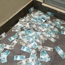 Mala de dinheiro é jogada da janela durante operação da PF do caso Master - Divulgação/Polícia Federal