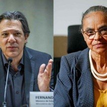 Senado em SP: Haddad e Marina Silva lideram disputa, diz Paraná Pesquisas - Diogo Zacarias/Divulgação e Sergio Lima/AFP