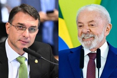 Rejeição a Lula e Flávio fica estável entre janeiro e fevereiro, mostra Genial/Quaest -  (crédito: Platobr Politica)