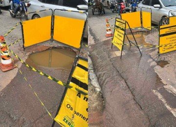 Copasa afirmou que realiza a manutenção na rede de esgoto nesta quinta-feira (12/2) -  (crédito: Renato Scapolatempore/EM/DA Press)