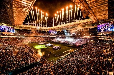 <p>O novo Top 5 dos shows do Super Bowl evidencia o domínio recente da música urbana e do pop no evento. Confira o ranking completo!</p>
 -  (crédito: VJPannozzo - Wikimédia Commons)