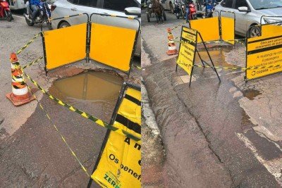 Copasa afirmou que realiza a manutenção na rede de esgoto nesta quinta-feira (12/2) -  (crédito: Renato Scapolatempore/EM/DA Press)