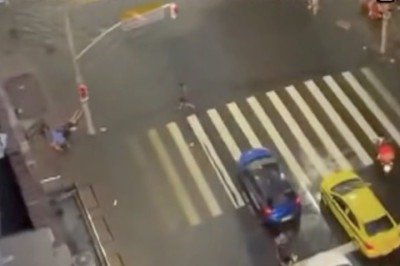 <p>O incidente aconteceu em Copacabana, na esquina da Rua Santa Clara com a Avenida Nossa Senhora de Copacabana, no dia 9 de fevereiro.</p>
 -  (crédito: Reproduc?a?o)