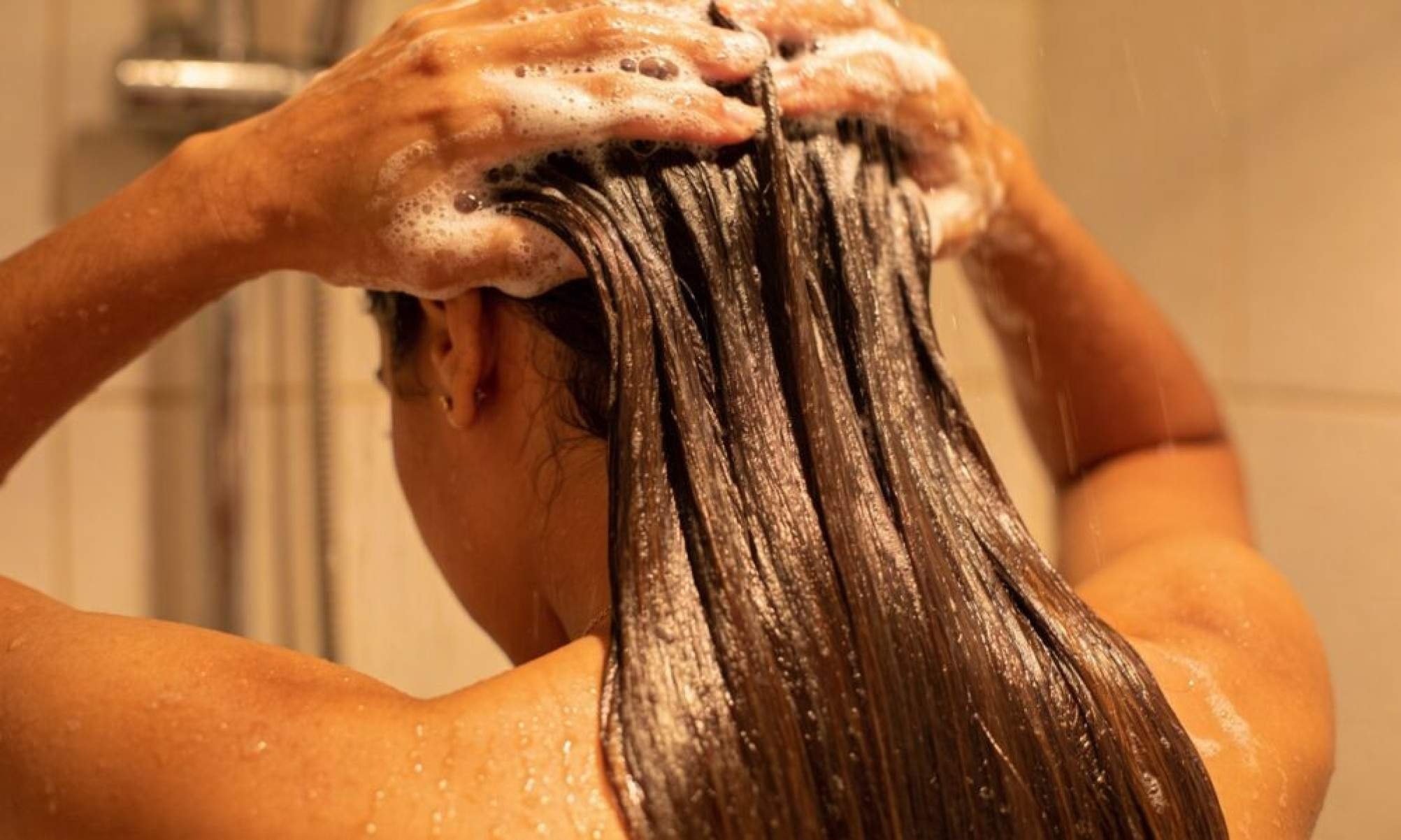 Pare de esfregar o comprimento: o erro comum ao usar shampoo que resseca os fios -  (crédito: Tupi)
