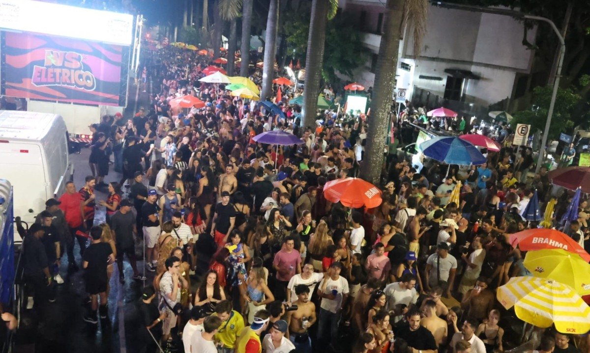 Foliões se divertiram ao som de um repertório elétrico-Marcos Vieira/EM/D.A.Press
