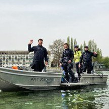 Pesquisadores descobrem dezenas de embarcações submersas num único lago -  - Reprodução do Instagram @divingintoarchaeology