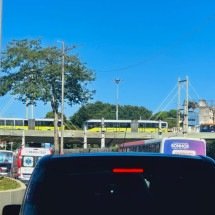 Trânsito lento no entorno da rodoviária marca sexta de pré-carnaval em BH   - Jair Amaral/EM/D.A Press