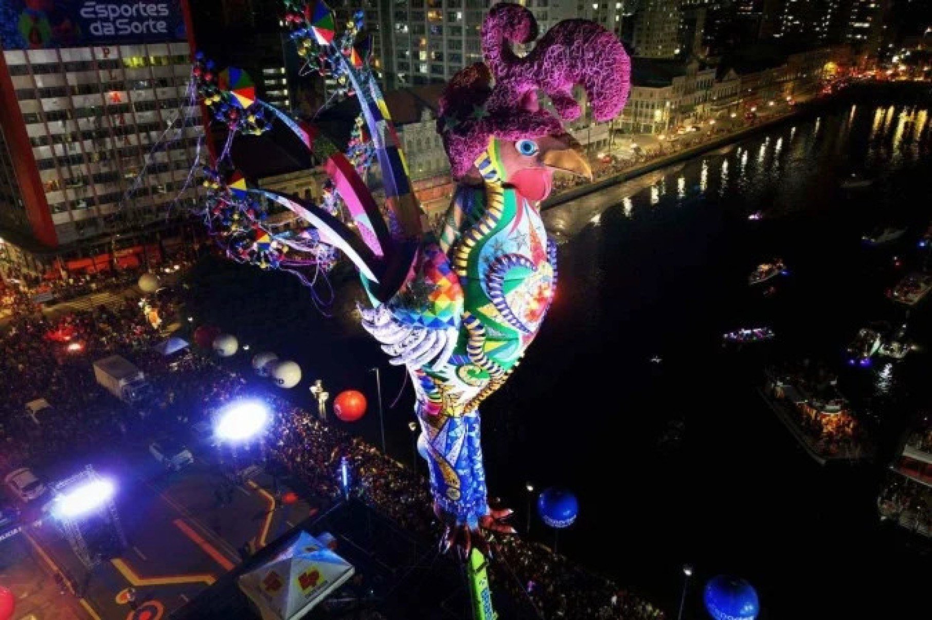 Carnaval em Recife: Galo espera 2.5 milhões de foliões e promete 9 horas de frevo -  (crédito: Tupi)