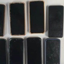 Quatro suspeitos são presos por furtar celulares em bloco - PMESP/Divulgação