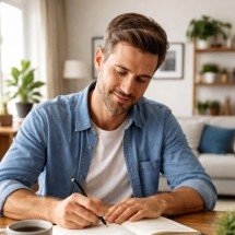 Escrever à mão na era digital: ‘antigo método’ ainda traz benefícios - Imagem gerada por i.a 