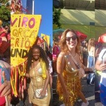 Parlamentares de esquerda desfilam com fantasias políticas no Então, Brilha - ALESSANDRA MELLO/EM/DAPRESS