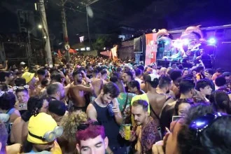 Bloco da Bôta transformou o carnaval mineiro num grande encontro entre o tecnobrega, o piseiro, o bregafunk, o funk e o eletromelody -  (crédito: Marcos Vieira/EM/DA. Press)