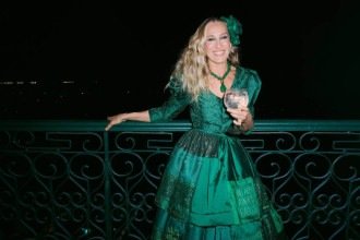 Sarah Jessica Parker no Baile da Arara
 -  (crédito: LF/Divulgação)