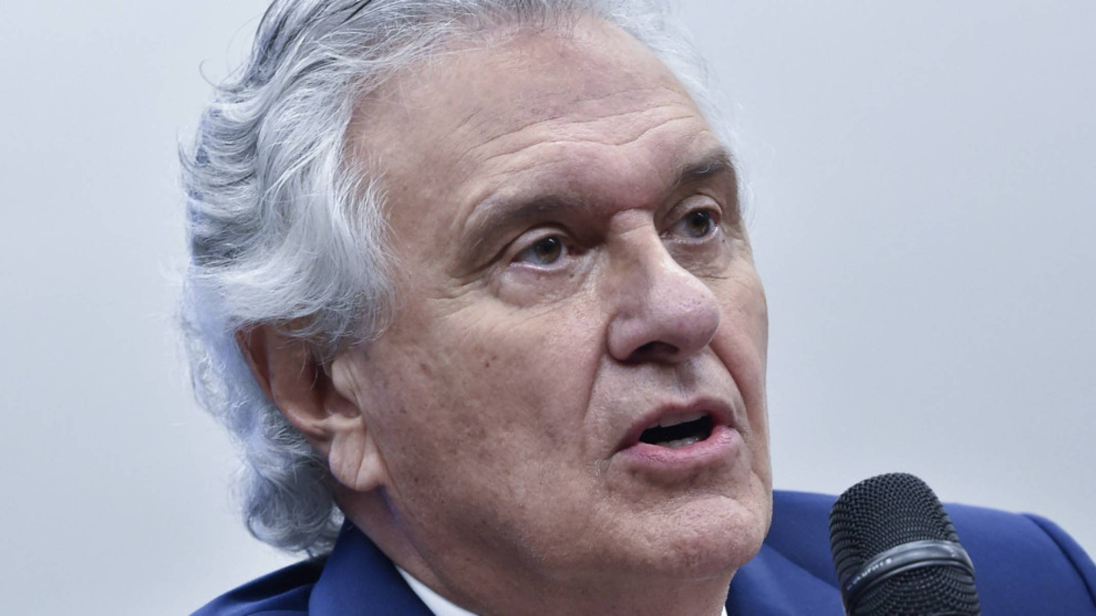 A reação de Caiado quando perguntado se quer voltar ao União Brasil