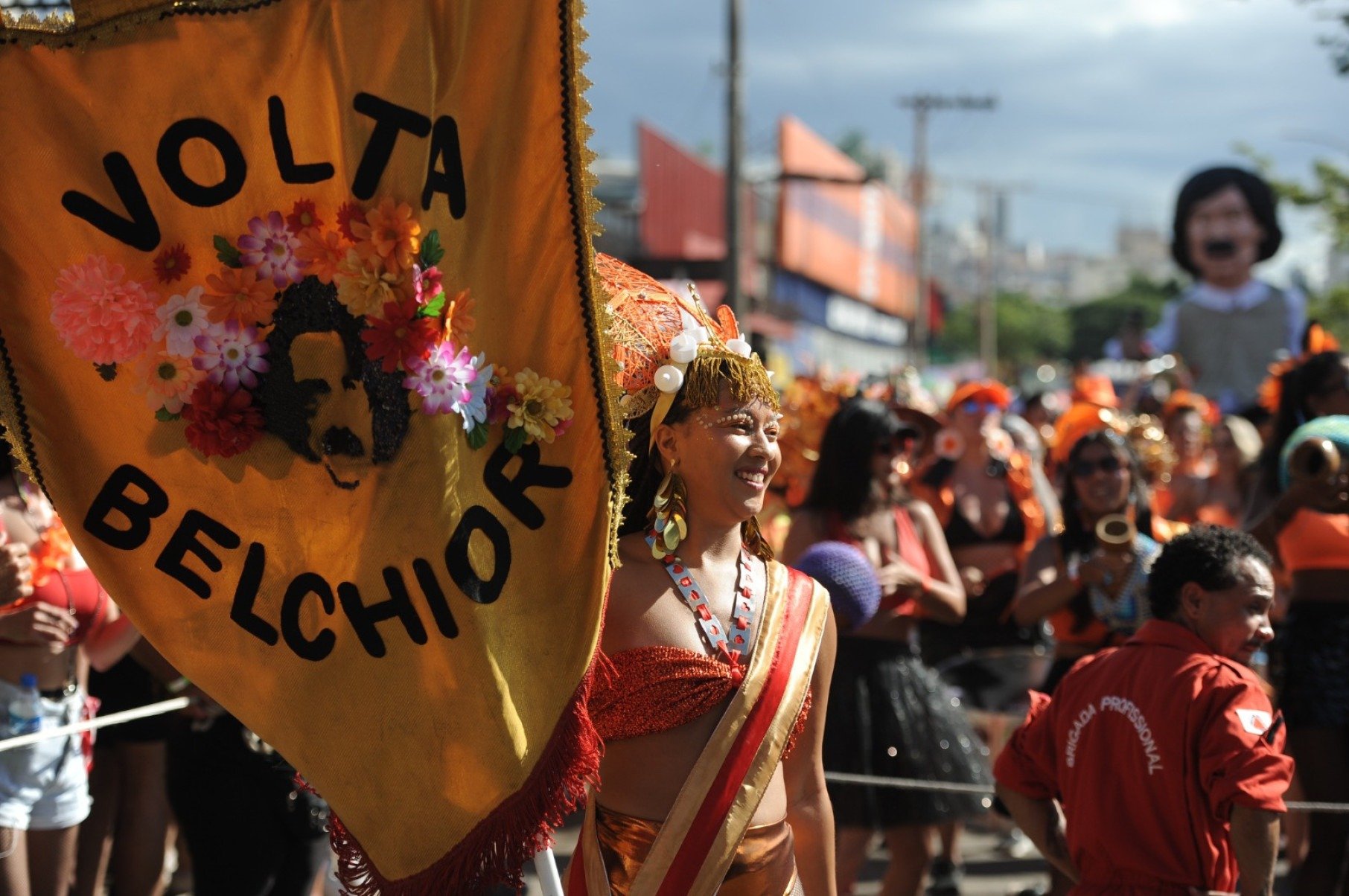Desfile lembra a história e trajetória do cantor, com a presença da filha do artista
