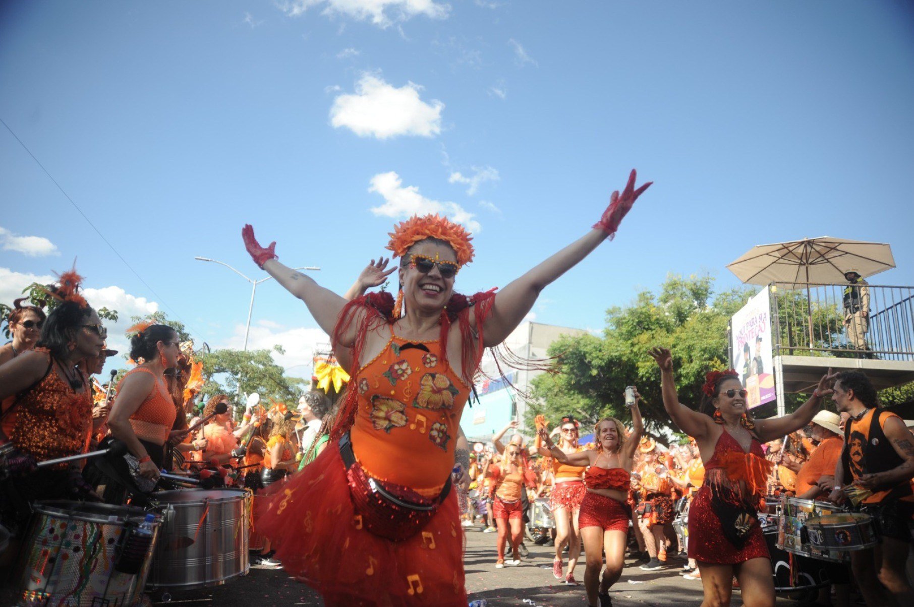 Desfile lembra a história e trajetória do cantor, com a presença da filha do artista
