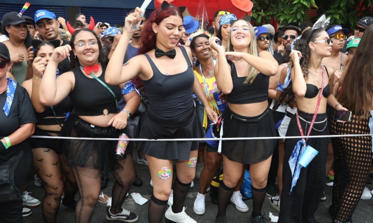 Amigas padronizaram a fantasia-Marcos Vieira/EM/D.A Press