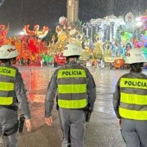 PM prende foragido ao entrar no Sambódromo de São Paulo -  Secretaria de Segurança Pública de São Paulo/Divulgação