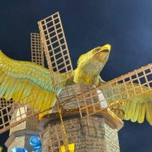 Águia de Ouro leva Anne Frank, Van Gogh e DJ ao sambódromo de SP - Redes sociais / reprodução
