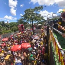 Bloco da Esquina reúne girassóis em homenagem a Lô Borges - Izabella Caixeta/EM.D.A Press