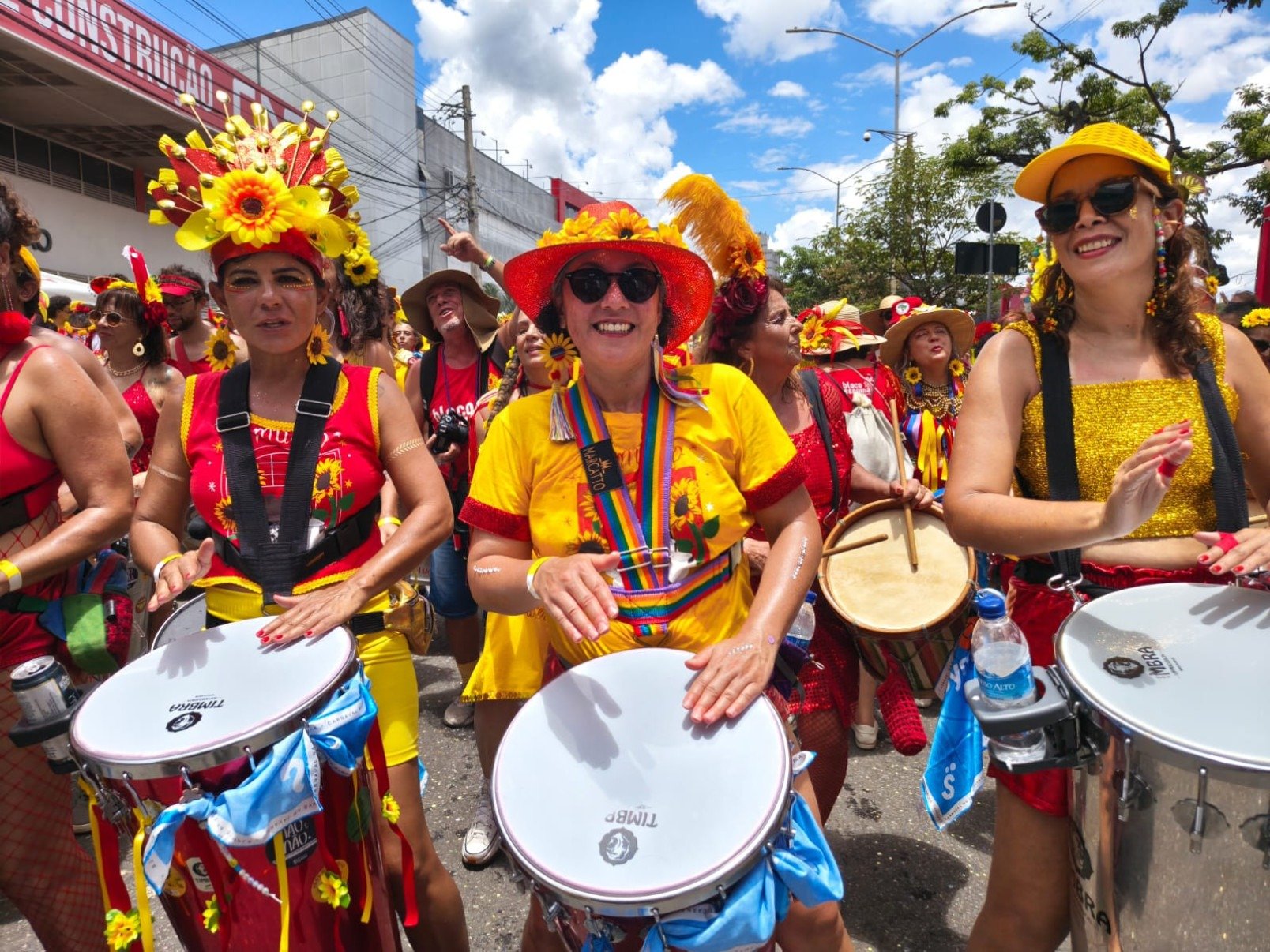 O girassol não podia ficar de fora