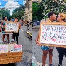 Casal de mulheres vende bebidas em blocos de rua de BH para pagar casamento - Maria L&uacute;cia Passos/EM/D.A Press