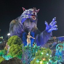 Lobisomem da Imperatriz Leopoldinense foi movido por artistas de Parintins - Mônica Sá Arquivo pessoal 