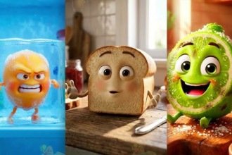 vídeos, muitas vezes gerados por inteligência artificial ou animações, misturam humor, empatia e mensagens subliminares sobre veganismo, direitos animais ou sustentabilidade -  (crédito: Redes Sociais)