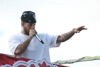 Desfile come&ccedil;ou com mais de uma hora de atraso -  (crédito: Marcos Vieira/EM/D.A Press)