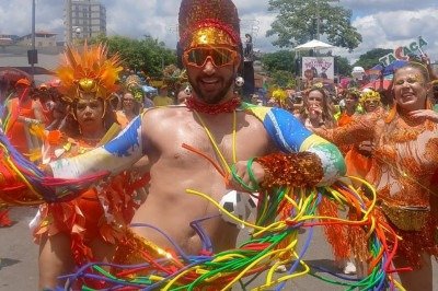 Bloco trouxe para BH o axé baiano -  (crédito: Alessandra Mello/EM/D.A.Press)