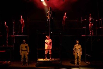 A montagem de 'Otelo' dirigida por Túlio Drummond e Marco Perpétuo teve origem numa oficina de direção oferecida no ano passado pelo Grupo Galpão -  (crédito: Janaína Patrocínio/Divulgação )