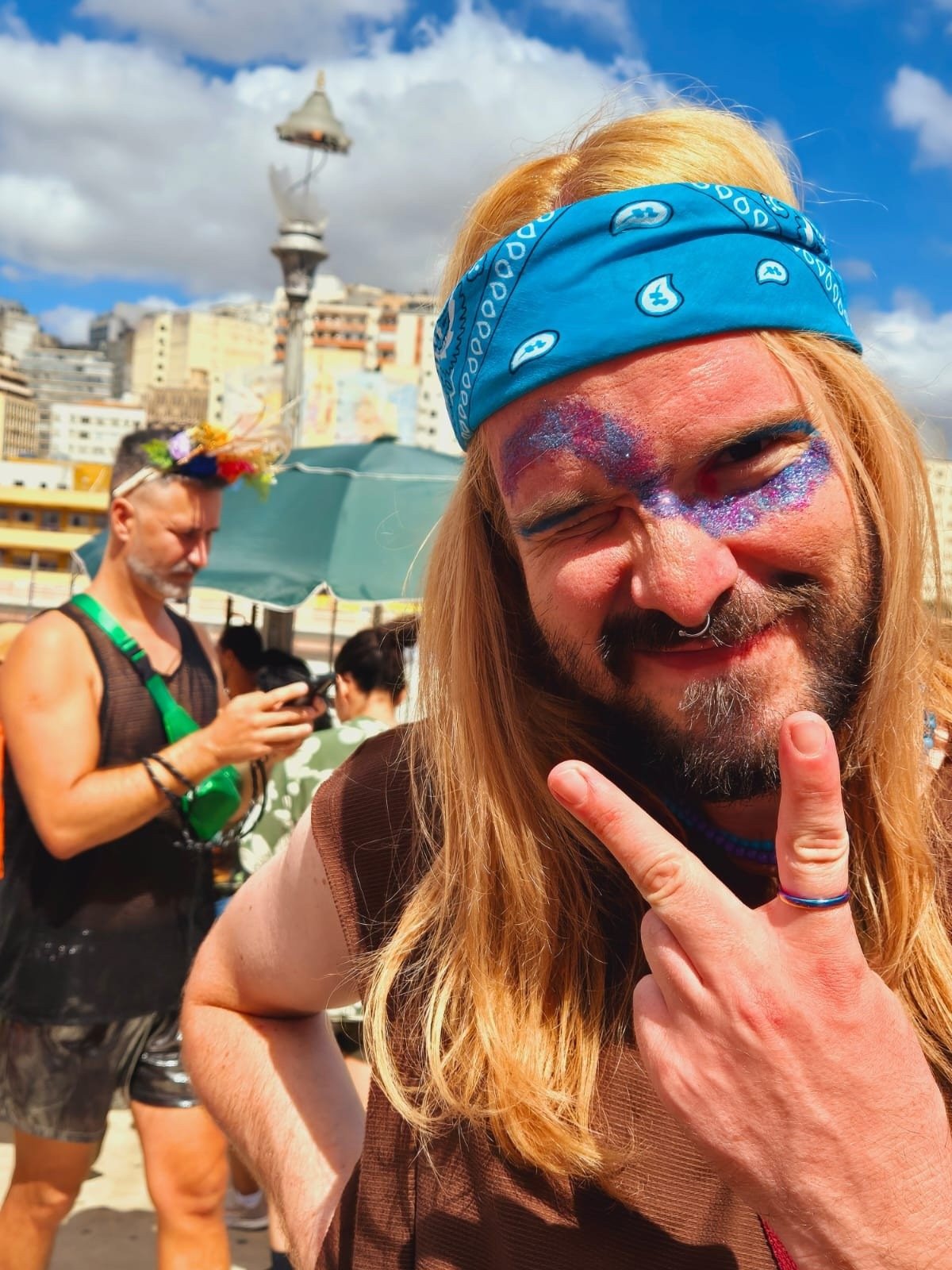 A chuva deu uma tr&eacute;gua no decorrer deste final de semana e animou a galera para pular ainda mais nesta manh&atilde; ensolarada 