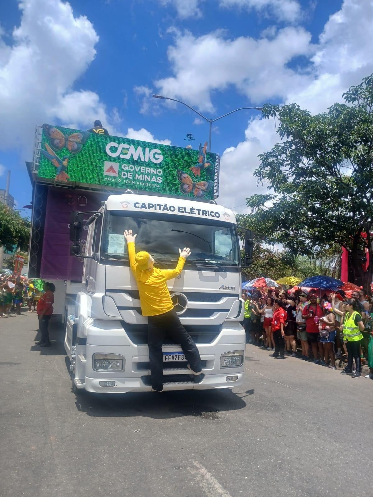 Carro utilizado no cortejo 