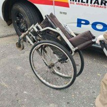 MG: Cadeira de rodas era disfarce de ladrão que pulava muros - PMMG