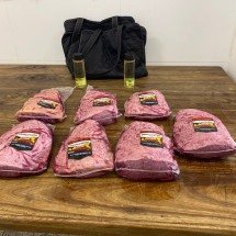 Irmãs são presas por furtar picanhas de supermercado em Minas - PMMG/Divulgação