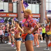 Berrante, dança e diversidade são destaques do bloco Funk You; veja fotos  - Quéren Hapuque/EM/D.A Press